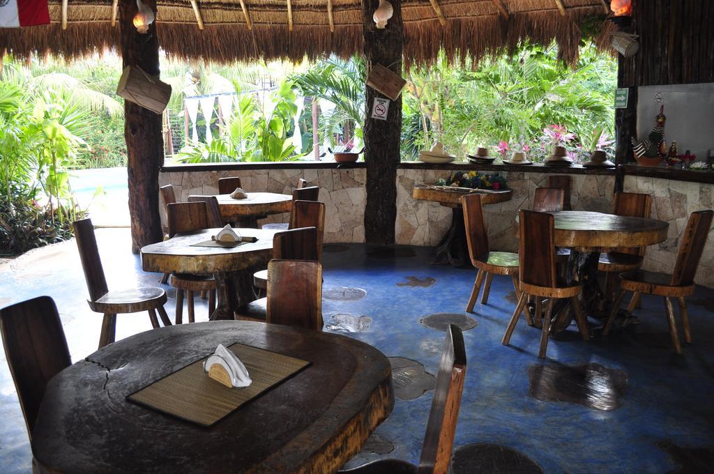 Green Tulum Cabanas & Gardens Restoran foto